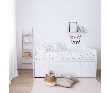 Дитяче односпальне ліжечко ДК 655