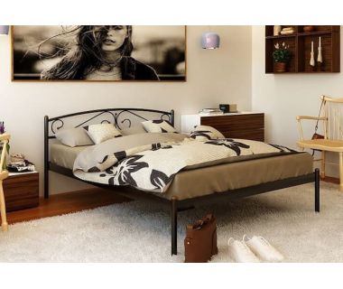 Кровать металлическая Верона (Verona) 200 (190) X 160 см двуспальная Метакам Кровать металлическая Верона (Verona) 200 (190) X 160 см двуспальная Метакам