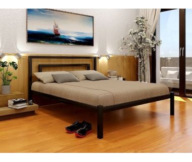 Кровать металлическая Brio (Брио) 200 (190) X 120 см без изножья полуторная Метакам Кровать металлическая Brio (Брио) 200 (190) X 120 см без изножья полуторная Метакам