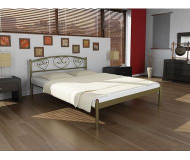 Кровать металлическая Darina (Дарина) 200 (190) X 90 см Метакам Кровать металлическая Darina (Дарина) 200 (190) X 90 см Метакам