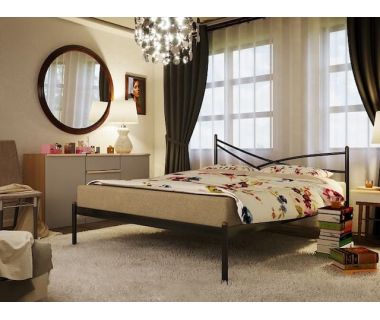 Кровать металлическая Liana (Лиана) без изножья 200(190)X140(120) Метакам Кровать металлическая Liana (Лиана) без изножья 200(190)X140(120) Метакам