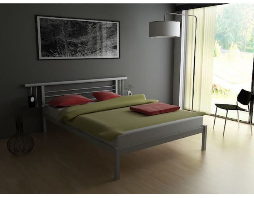 Кровать металлическая Astra (Астра) 200х160 Метакам в інтернет магазині "Меблі Даром"