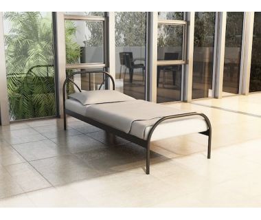 Кровать металлическая Релакс (Relax) 200 (190) X 80 см Метакам Кровать металлическая Релакс (Relax) 200 (190) X 80 см Метакам