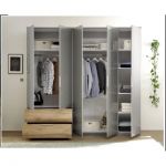 Шафа 5дв із шуфлядами, спальня Лінц, Міромарк, LI-15-GS