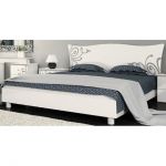Ліжко з каркасом та підйомним механізмом Богема, Міромарк. BG-46/48-WB/BL
