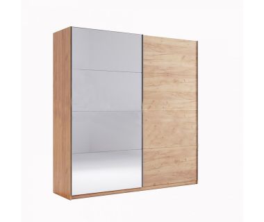 Шафа-купе 2,0, дзеркало, спальня Нікі, Міромарк, NK-15-WB