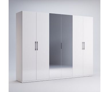 Шафа 6дв дзеркало, спальня Фемелі, Міромарк, FM-16-WB