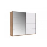 Шкаф-купе 2,5 глянець, зеркало, спальня Ники, Миромарк, NK-18-WB