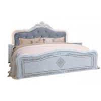 Ліжко підйомне з каркасом Люкс + корона, спальня Луїза, Міромарк, LZ-47/49-WB