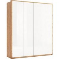 Шкаф 4 дв глянец, спальня Ники, Миромарк, NK-24-WB