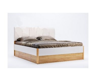 Кровать мягкая спинка с ящиками, модульная система Асти, Миромарк, AS-36/39-WB