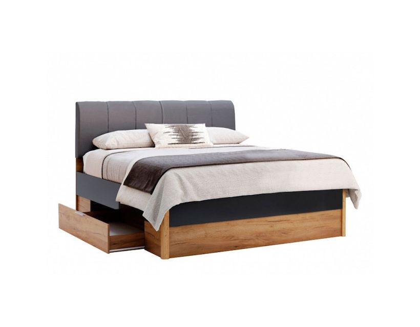 Ліжко 1,8х2,0 м, м'яка спинка без каркаса, спальня Рамона, Міромарк, RA-38-LV