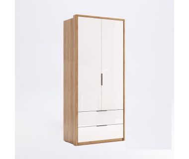 Шкаф 2дв 2шх без зеркал, модульная система Асти, Миромарк, AS-12-WB