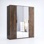 Шкаф 4дв, спальня Квадро, Миромарк, KV-14-OF