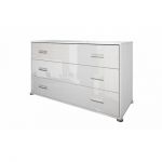 Комод 3шх, спальня Белла, Миромарк, BL-63-WB