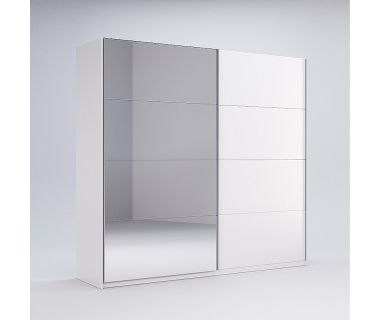 Шкаф-купе 2,0м зеркало, спальня Фемели, Миромарк, FM-21-WB