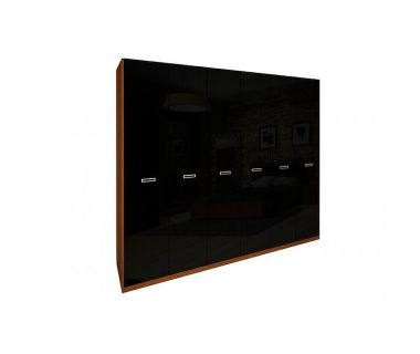 Шкаф 6дв без зеркал, спальня Белла, Миромарк, BL-26-WB