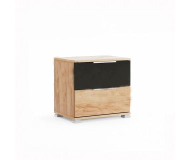 Тумба прикроватная 2шх, спальня Луна, Миромарк, LN-52-LV