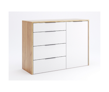Комод 1дв 4шх, модульная система Асти, Миромарк, AS-64-WB