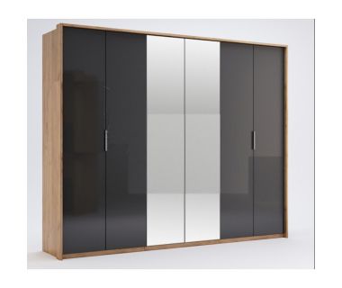 Шафа 6дв дзеркало, спальня Місяць, Міромарк, LN-16-LV