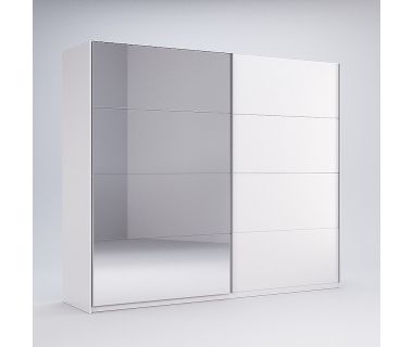Шкаф-купе 2,5м зеркало, спальня Фемели, Миромарк, FM-27-WB