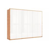 Шкаф 6 дв глянец, спальня Ники,Миромарк, NK-26-WB