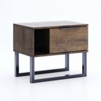 Прикроватная тумба 1шх, спальня Квадро, Миромарк, KV-51-OF