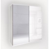 Шкаф-купе Зеркало 2,5м, спальня Белла, Миромарк, BL-16-WB