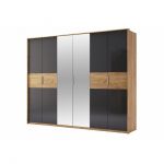 Шкаф 6дв зеркало, спальня Рамона, Миромарк, RA-16-LV