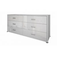 Комод 6шх, спальня Белла, Миромарк, BL-66-WB