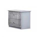 Прикроватная тумба 2шх, спальня Луиза, Миромарк, LZ-52-WB