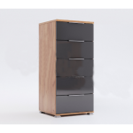 Комод 5шх, спальня Луна, Миромарк, LN-65-LV