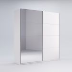 Шафа-купе 1,5м дзеркало, спальня Фемелі, Міромарк, FM-19-WB