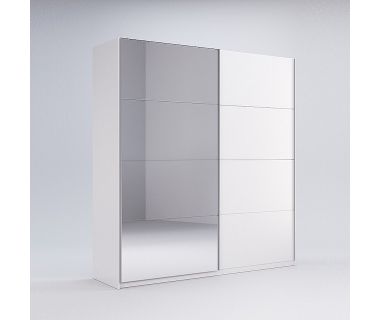 Шкаф-купе 1,5м зеркало, спальня Фемели, Миромарк, FM-19-WB