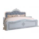 Ліжко Люкс без каркаса + корона, спальня Луїза, Міромарк, LZ-37/39-WB