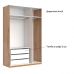 Шафа 3дв зеркало, спальня Фемелі, Міромарк, FM-13-WB