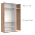 Шкаф 3дв дзеркало, спальня Фемели, Миромарк, FM-13-WB