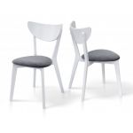 Стілець Фокс білий, дерево бук, Мікс Меблі Колібрі