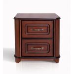 Фелиция Тумба прикроватная из масива дерева ясеня, орех темный Микс Мебель Элит