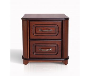 Фелиция Тумба прикроватная из масива дерева ясеня, орех темный Микс Мебель Элит