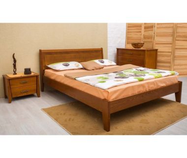 Сити без изножья (интарсия) кровать из дерева бука Микс Мебель Мария