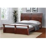 Кровать двуспальная Сицилия 160х200см из дерева сосны Микс Мебель Уют