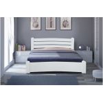 Сабрина кровать из дерева ольхи, цвет белый Микс Мебель Элегант