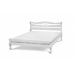 Кровать двуспальная Далас белая деревянная Микс-Мебель