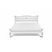 Кровать двуспальная Далас белая деревянная Микс-Мебель