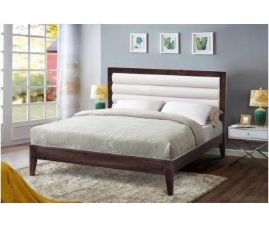 Геліос горіх дерев'яне ліжко з м'якою спинкою Мікс Меблі Артеміда Геліос горіх дерев'яне ліжко з м'якою спинкою Мікс Меблі Артеміда