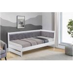 Ліжко кутове Лілі біле Мікс-Меблі Затишок