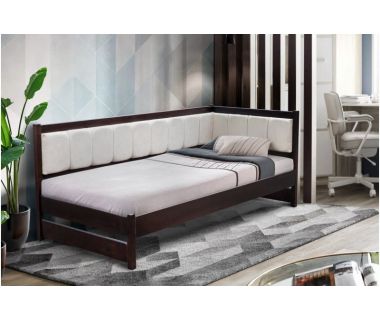 Кровать угловая Лили темный орех Микс-Мебель Уют Кровать угловая Лили темный орех Микс-Мебель Уют