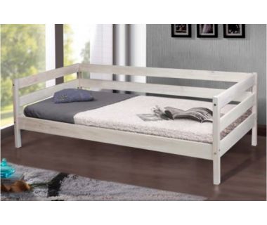 Ліжко односпальне Sky-3 (Скай-3) 80х190см вибілений дуб Еко модерн Мікс Меблі