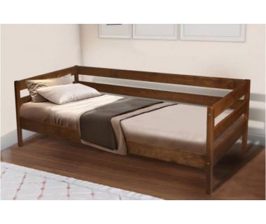 Ліжко односпальне Sky-3 (Скай-3) 80х190см коньяк, венге Еко модерн Мікс Меблі